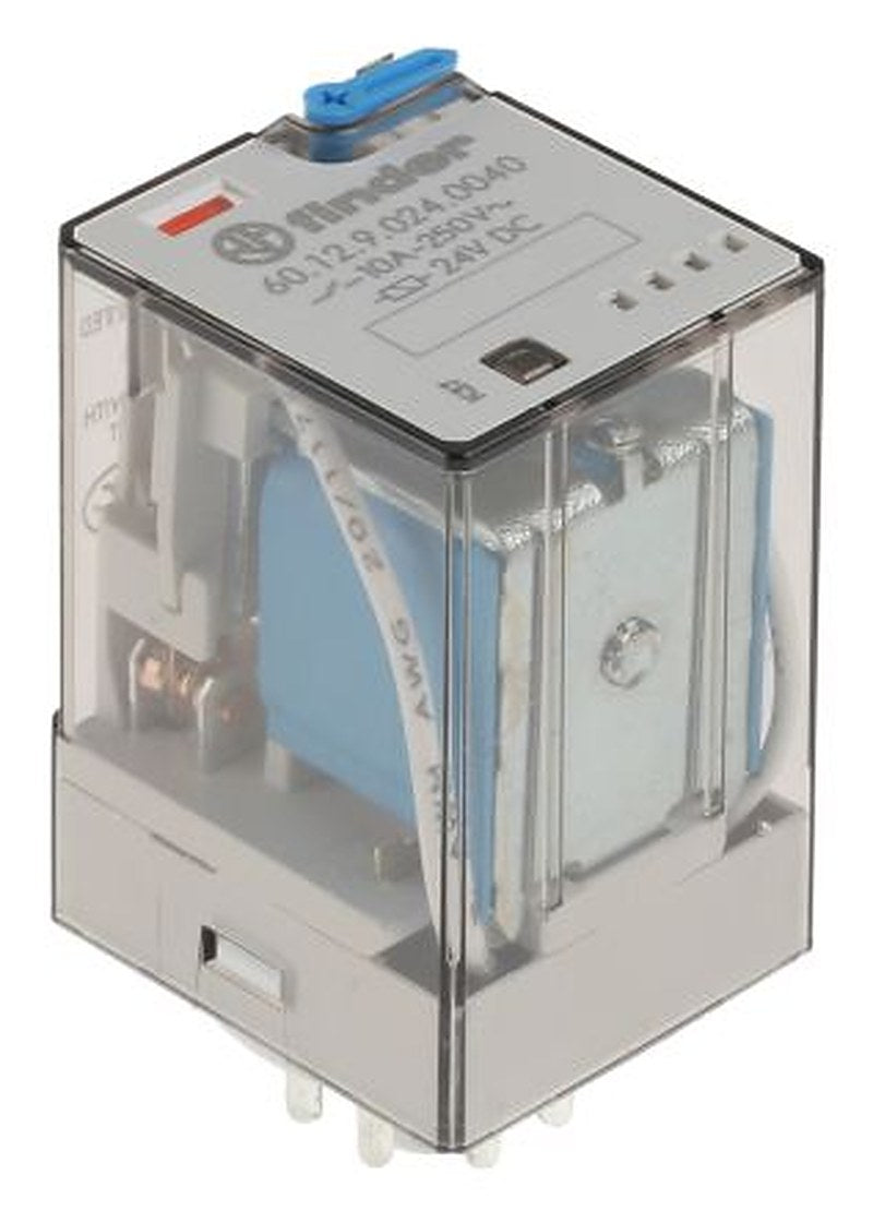 Finder Power Relay, 24V dc Coil, 10A Switching Current, DPDT