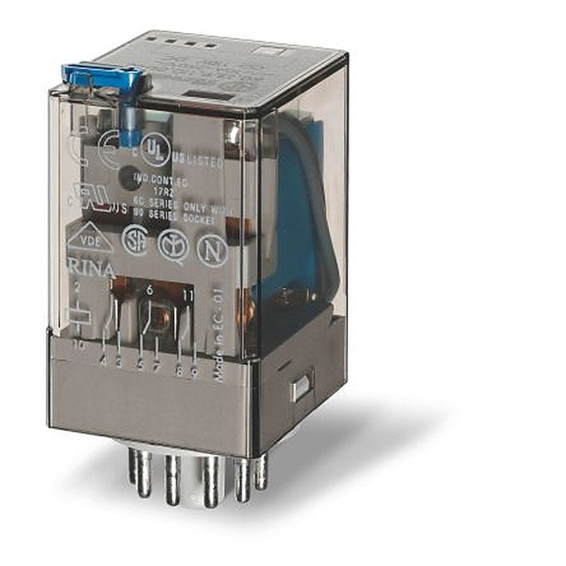 Finder Relay, 120V ac Coil, 6A Switching Current, 3PDT