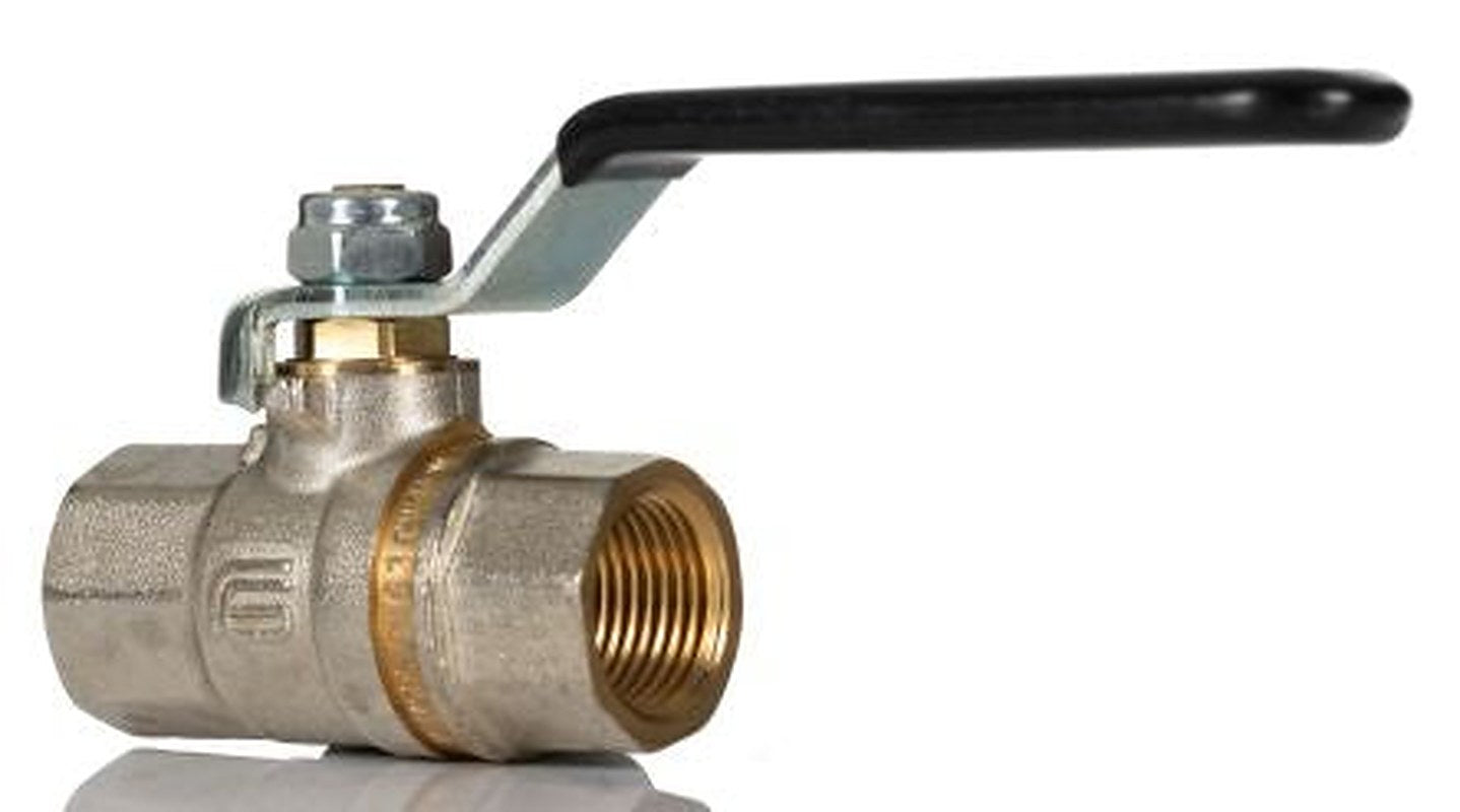 Norgren Nickel Plated Brass Threaded Ball, ISO 7.1 40 bar, Process Ball Valve