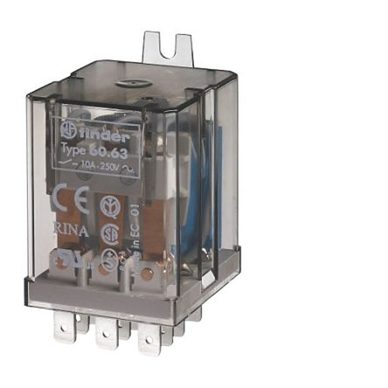 Finder Flange Relay, 230V ac Coil, 10A Switching Current