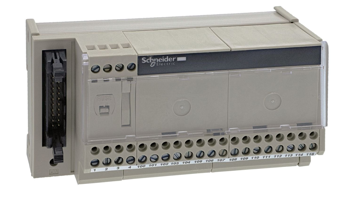 Telefast 2 Interfaces Plug & play solution 8, 12,16 channel modularity 1, 2, 3 wire connection Common polarities distribution Solid state and electromechanical technology Specialised sub-bases for analogue signal connection Note Max. current stated is per channel Schneider Electric Telefast 2 Pre-Wired System The Telefast 2 system of pre-cabling is composed of modules connected to the PLC by means of a multicore cable equipped with HE 10 connectors . The Telefast 2 interfaces make it possible to simplify th