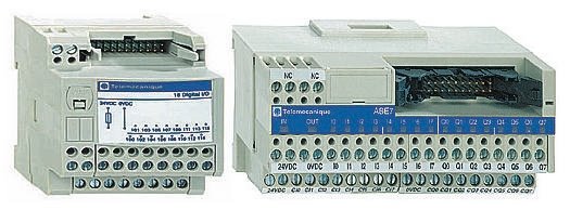 Telefast 2 Interfaces Plug & play solution 8, 12,16 channel modularity 1, 2, 3 wire connection Common polarities distribution Solid state and electromechanical technology Specialised sub-bases for analogue signal connection Note Max. current stated is per channel Schneider Electric Telefast 2 Pre-Wired System The Telefast 2 system of pre-cabling is composed of modules connected to the PLC by means of a multicore cable equipped with HE 10 connectors . The Telefast 2 interfaces make it possible to simplify th