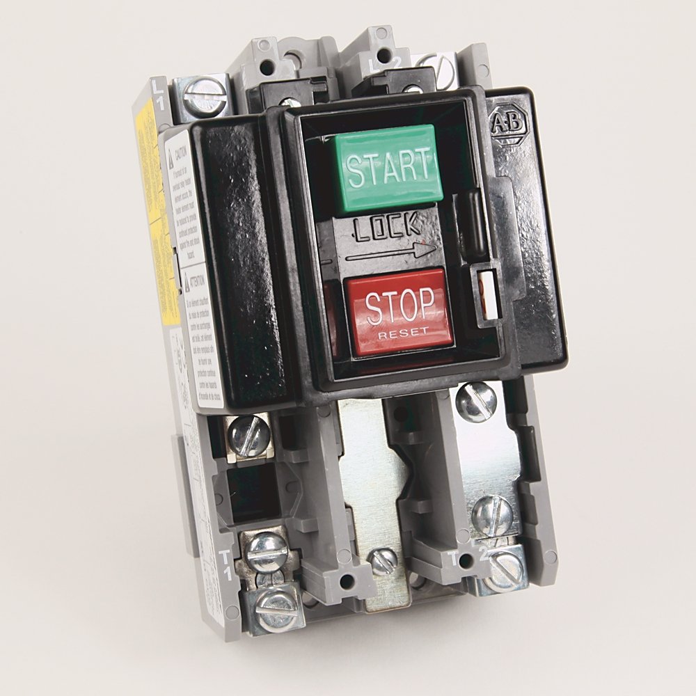 Manual Starting Switch, Push Button, 3 Phase, NEMA 1, Open Type Without Enclosure
