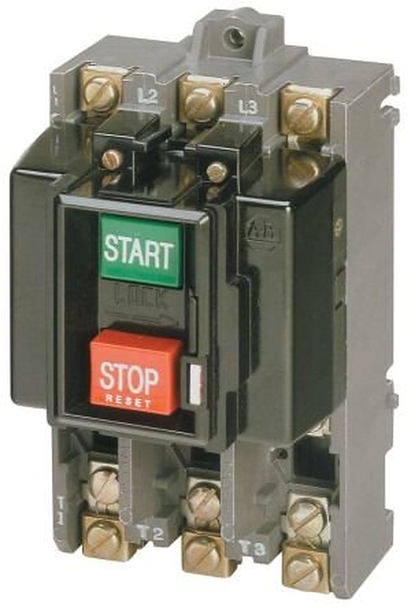 Manual Starting Switch, Push Button, 3 Phase, NEMA 1, NEMA Type 1 General Purpose Enclosure, Surface Mounting