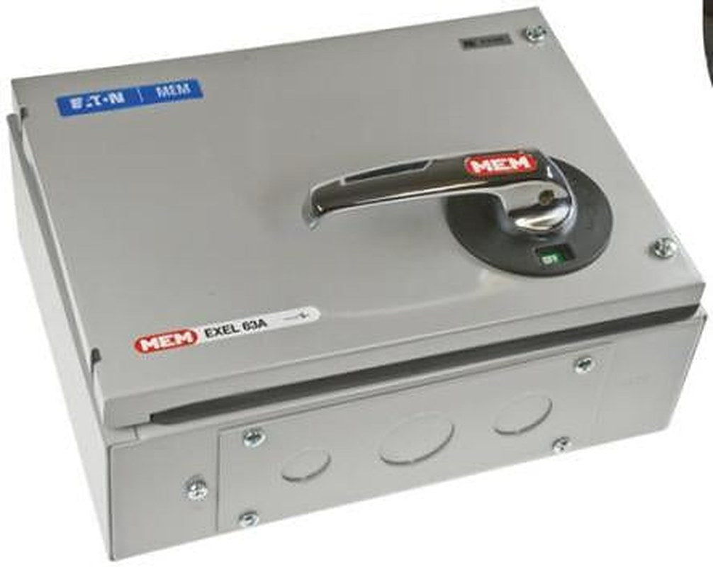 Eaton 2-Pole Panel Isolator Switch -, IP55, IP65, 63A, 22 kW