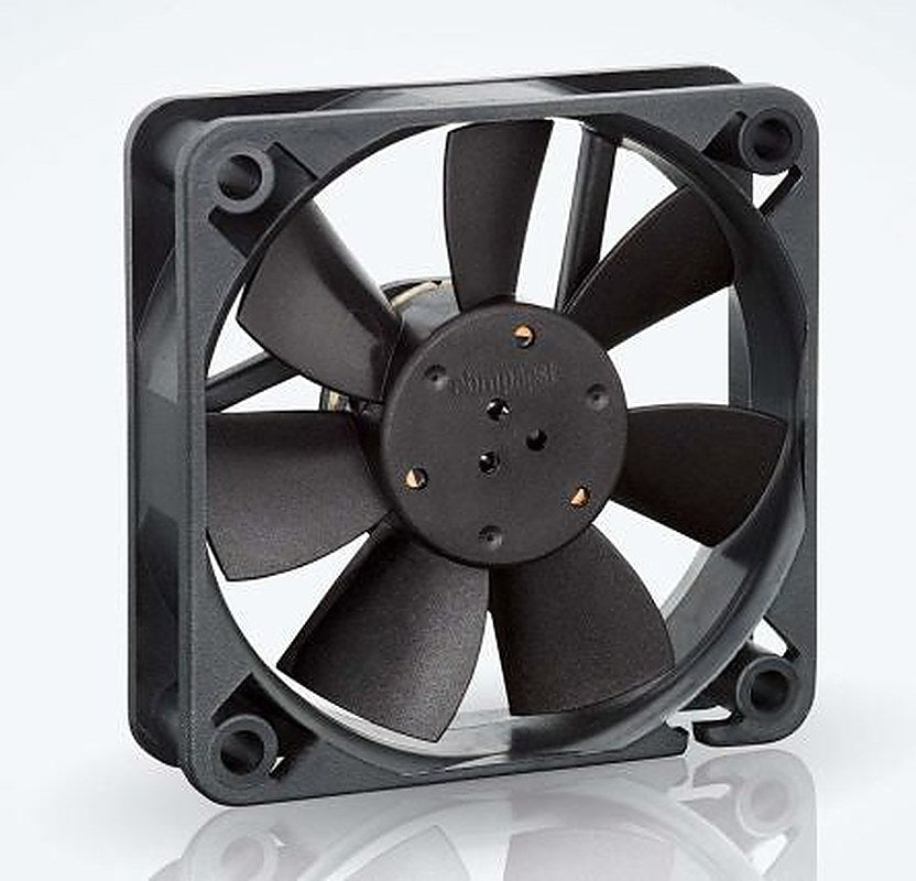 ebm-papst 600 F Series Axial Fan, 12V dc, 15 m³/h, 330 mW, IP20 60 mm 60mm 15 mm
