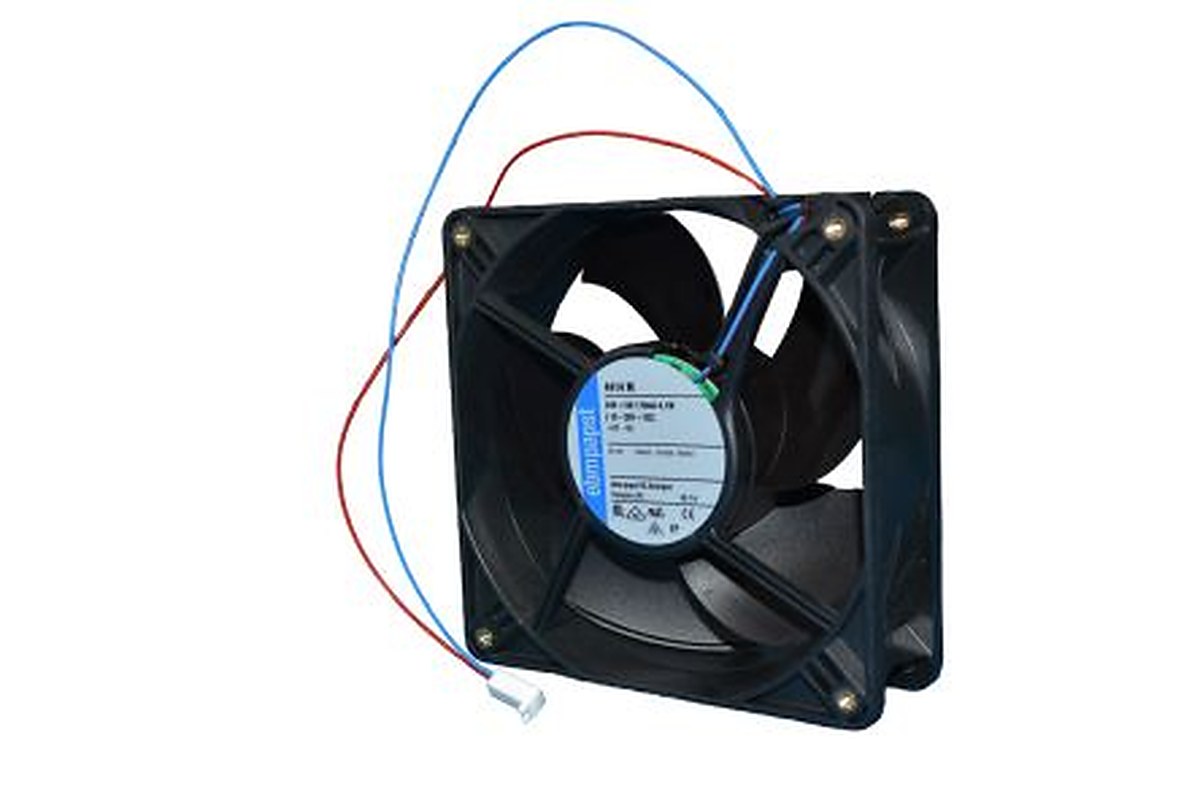 ebm-papst 600 N Series Axial Fan, 12V dc, 41 m³/h, 2.1 W, 175 mA Max, IP20 60 mm 60mm 25 mm