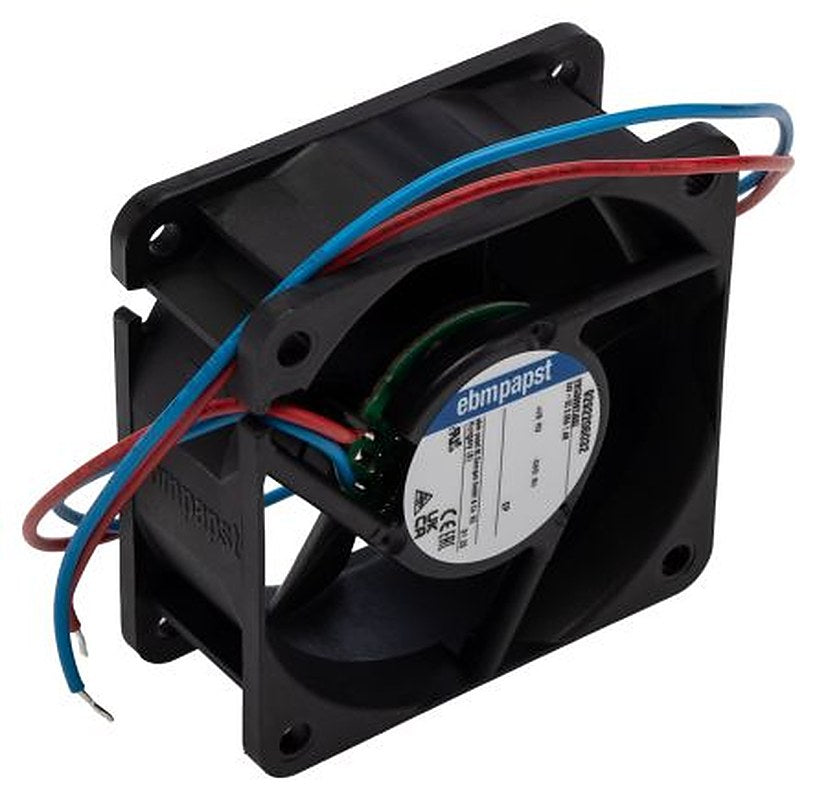 ebm-papst 600 N Series Axial Fan, 24V dc, 35 m³/h, 1.3 W 60 mm 25mm 25 mm