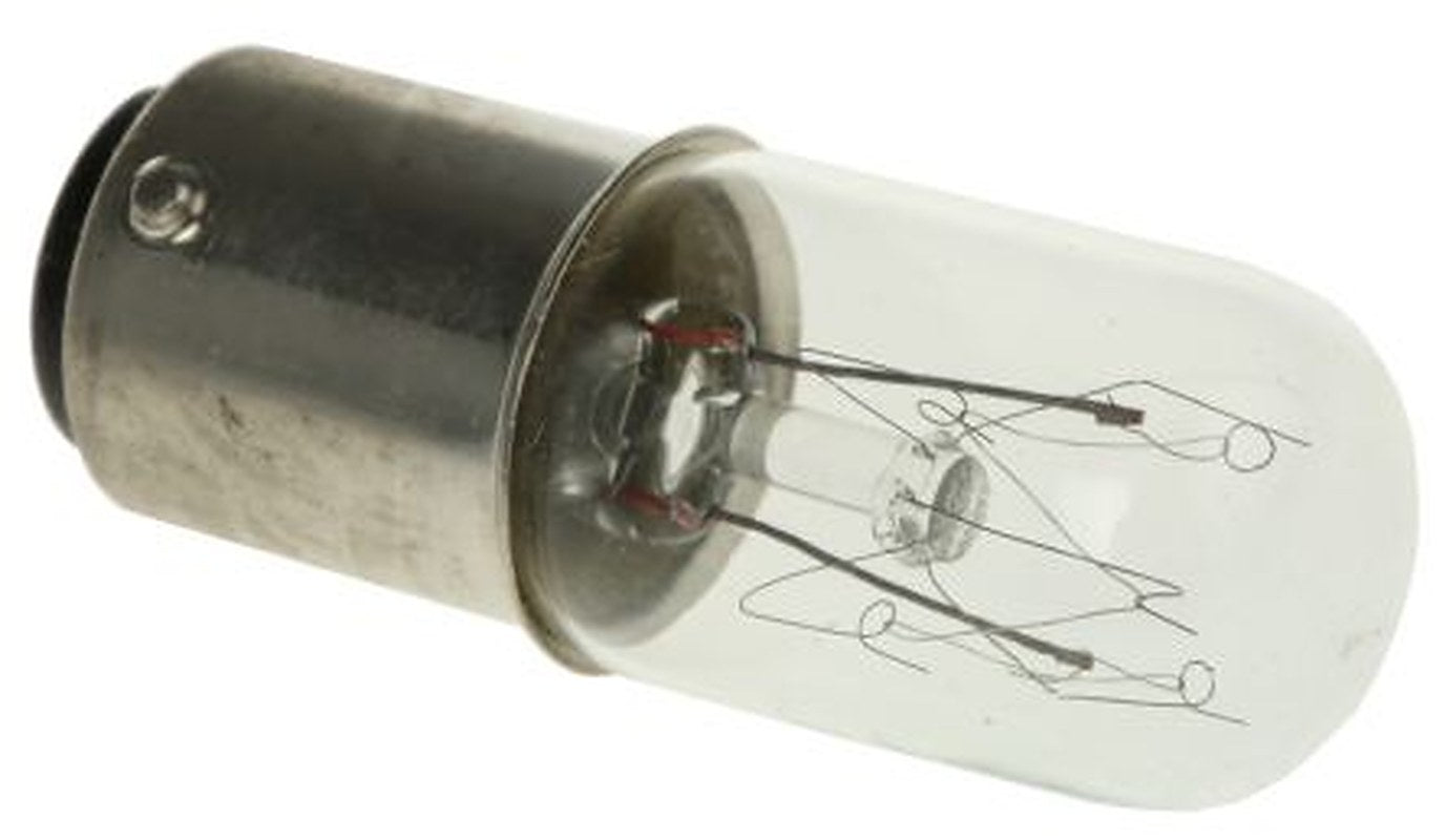 Schneider Electric BA15D Incandescent Bulb, Clear, 230V