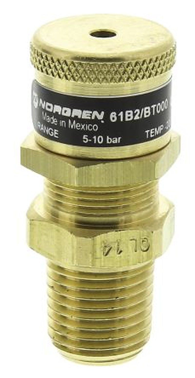 Norgren Quick Exhaust Valve x 10 bar Male A: Threaded B: Threaded 1/4 in