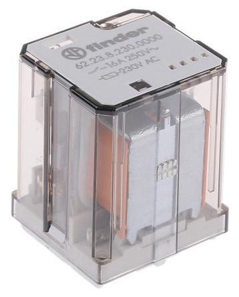 Finder 62 Series Series Power Relay, PCB Mount