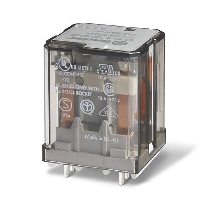Finder PCB Power Relay, 24V Coil, 16A Switching Current, 3PDT