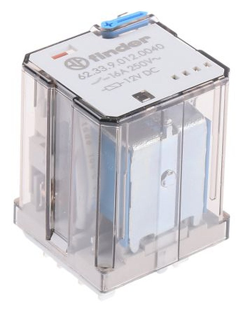 Finder Power Relay, 12V dc Coil, 16A Switching Current, 3PDT