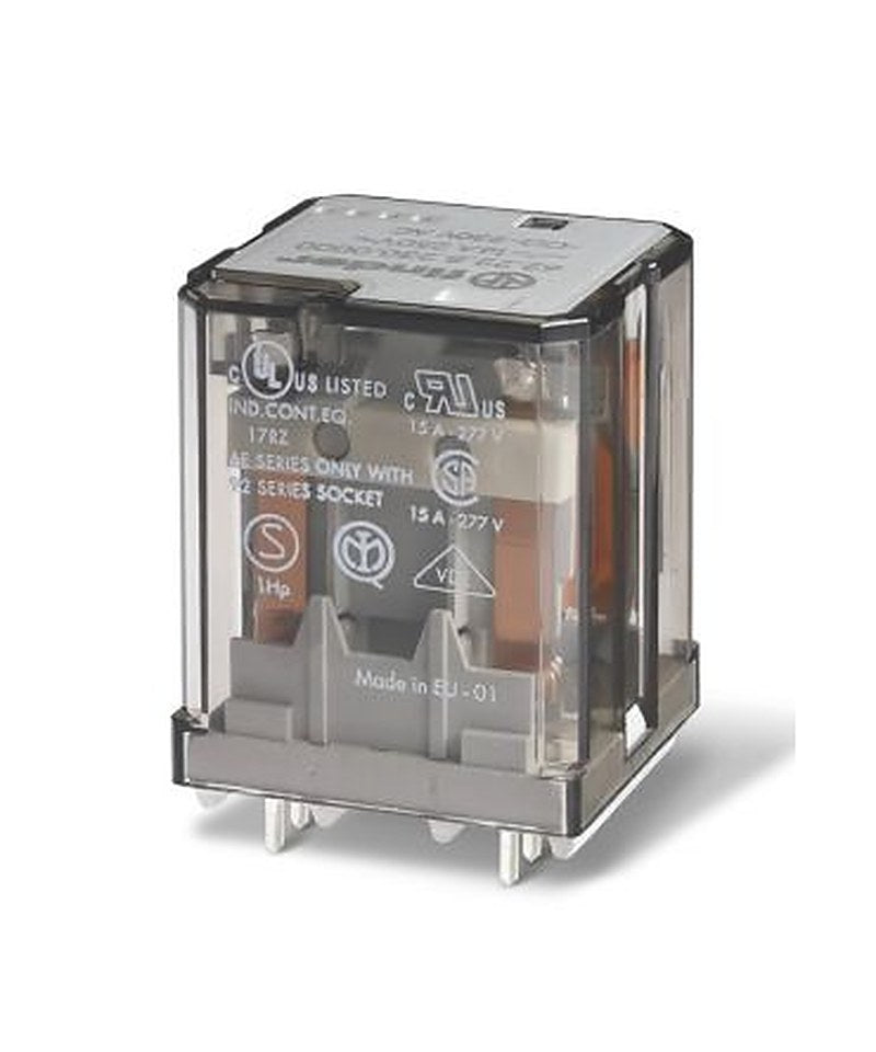 Finder PCB Power Relay, 12V dc Coil, 16A Switching Current, 3PDT