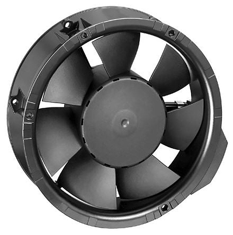 ebm-papst 6200 N Series Axial Fan, 24V dc, 410 m³/h, 17 W, 385 mA Max, IP20 172 mm 172mm 51 mm