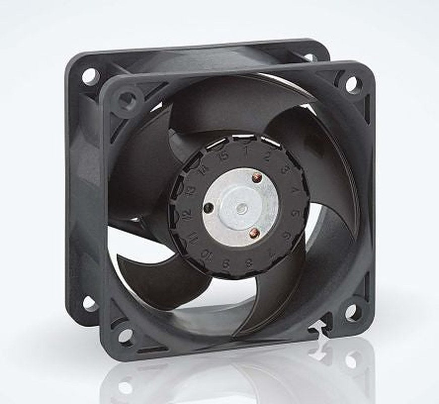 ebm-papst 620 Series Axial Fan, 24V dc, 67 m³/h, 5.6 W, 210 mA Max, IP20 25.4 mm 60mm 60 mm