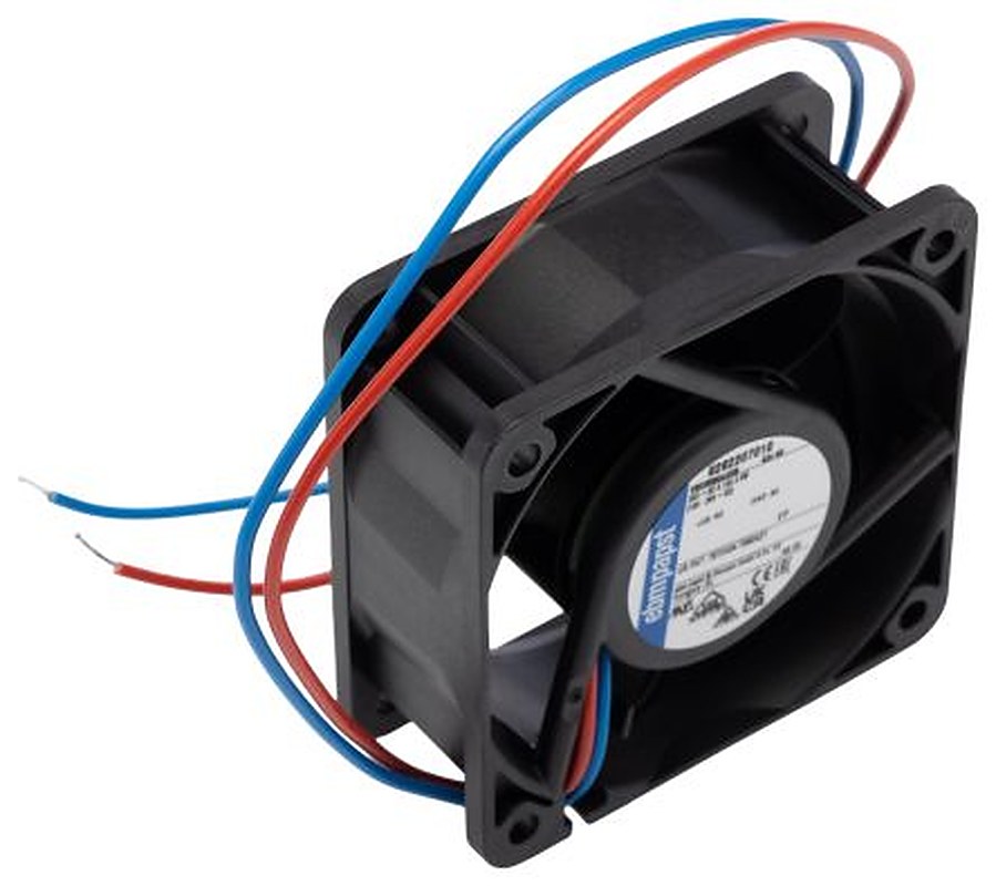 ebm-papst 620 Series Axial Fan, 24V dc, 56 m³/h, 3.6 W, 150 mA Max 60 mm 60mm 25 mm