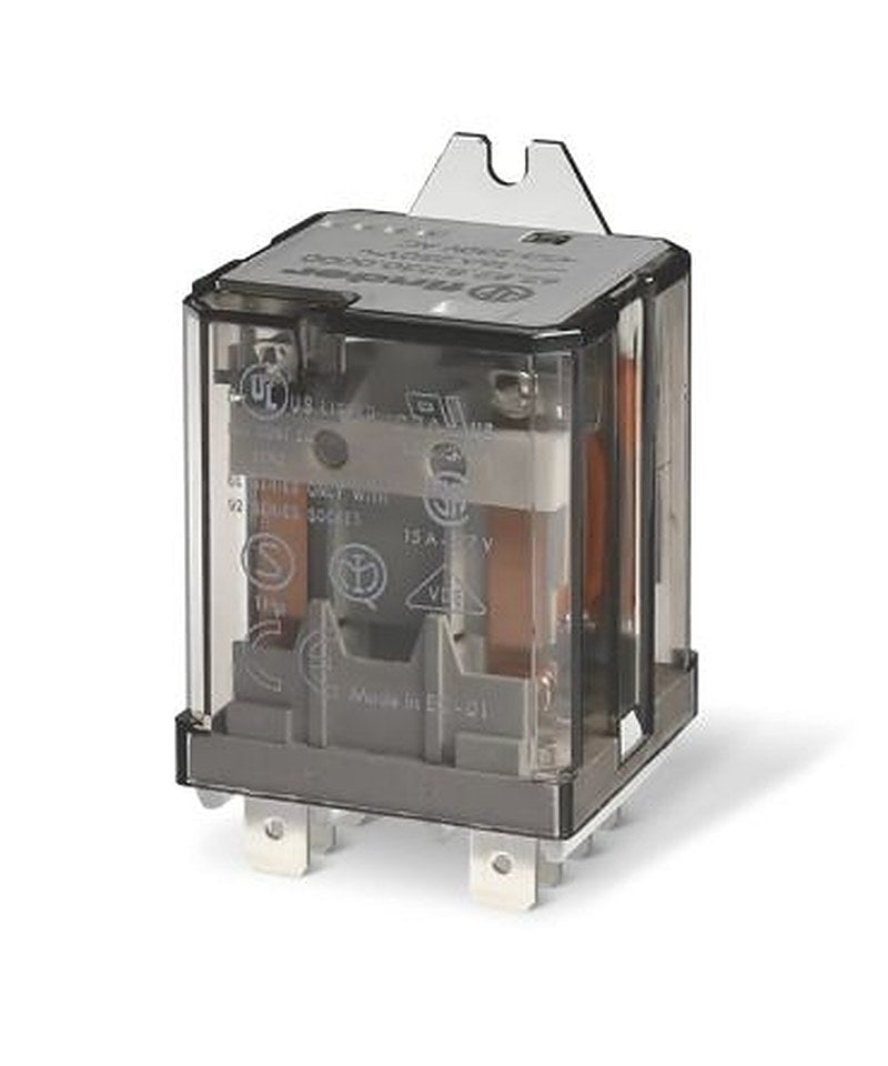 Finder Flange Power Relay, 24V dc Coil, 16A Switching Current, DPDT