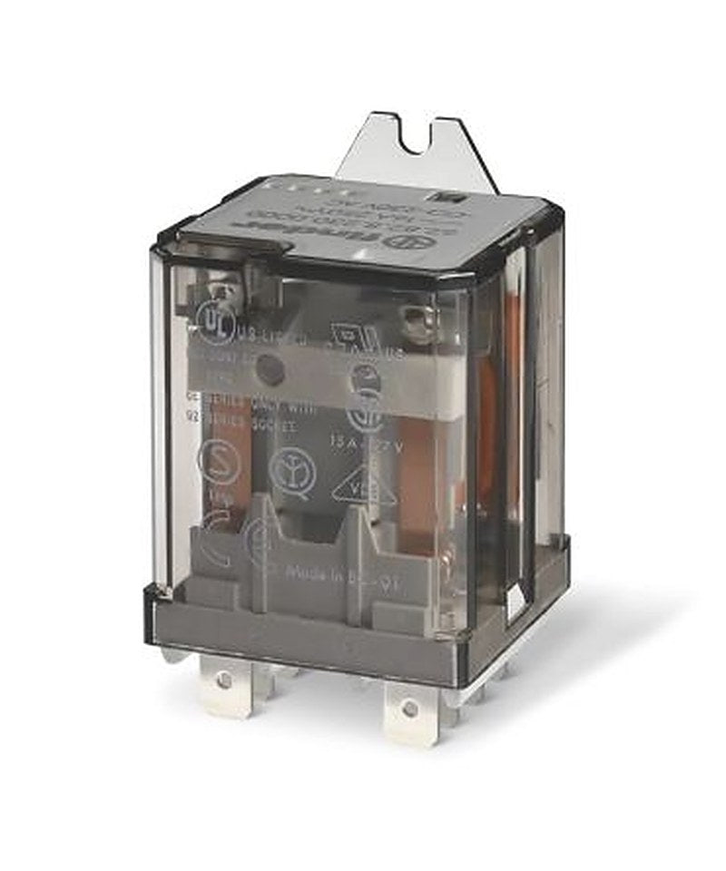 Finder Flange Power Relay, 230V ac Coil, 16A Switching Current, DPDT