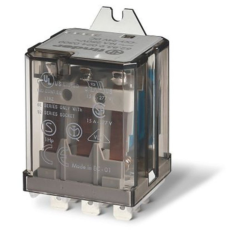 Finder Flange Relay, 24V ac Coil, 16A Switching Current, 3PDT