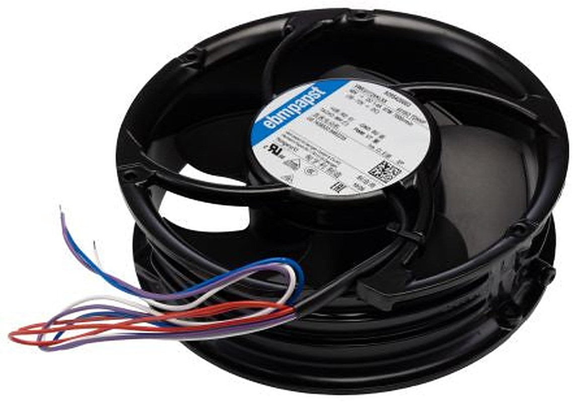 ebm-papst 6300 TD - S-Force Series Axial Fan, 48V dc, 600 m³/h, 40 W, IP54 171.5 mm 171.5mm 51 mm