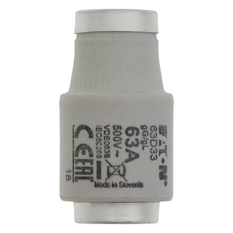 Eaton 63A D3 Bottle Fuse, 500V