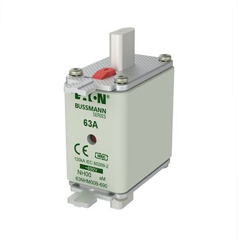 Eaton 63A Centred Tag Fuse NH00 690V ac
