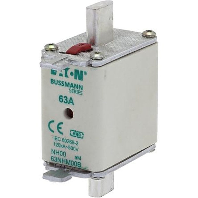 Eaton 63A Centred Tag Fuse NH00 500V ac