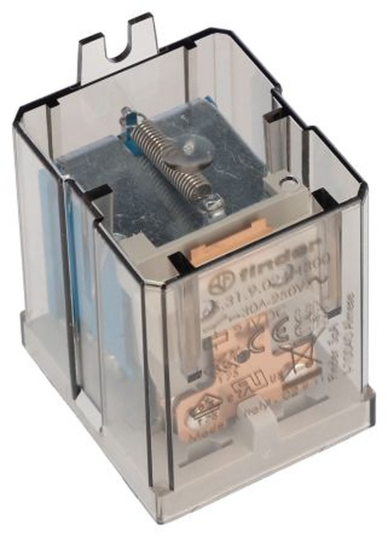 Finder Flange Power Relay, 24V dc Coil, 30A Switching Current, 1 NO