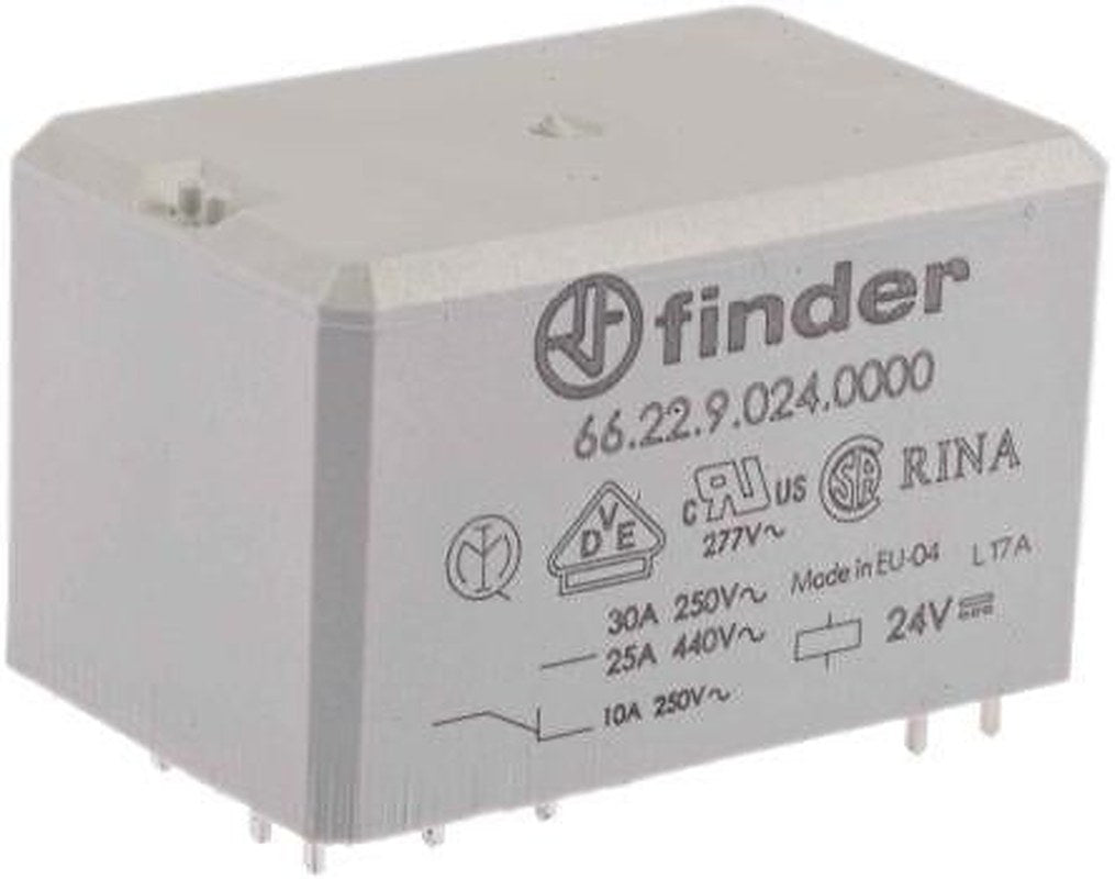 Finder 66 Series Power Relay, PCB Mount