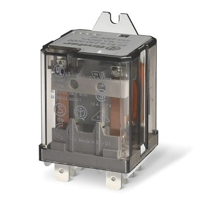 Finder Flange Power Relay, 24V Coil, 50A Switching Current, DPDT