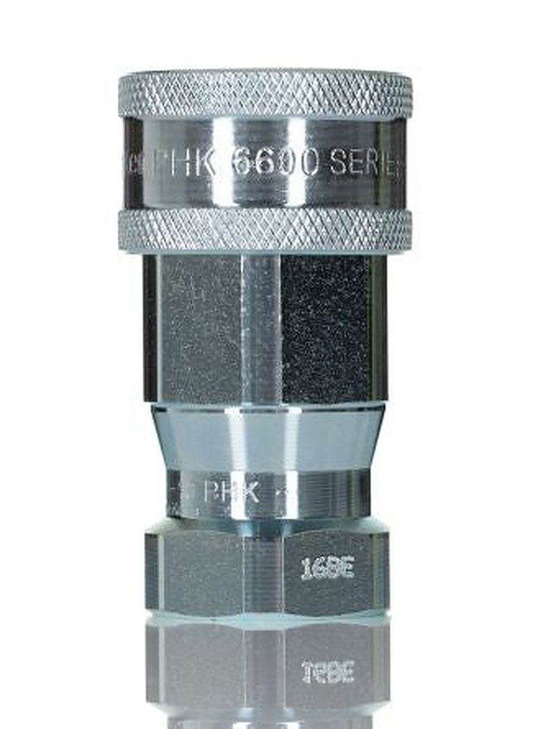 Parker Steel Hydraulic Quick Connect Coupling Female G 1/2 in, 25 Mpa