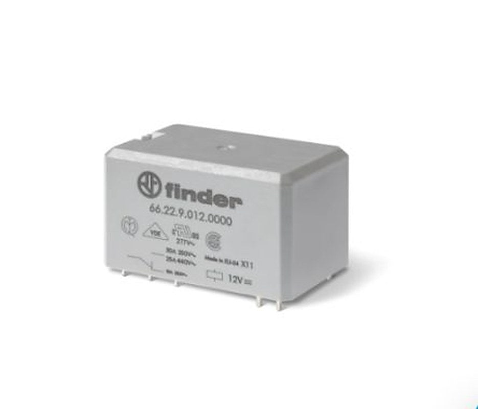 Finder DIN Rail Power Relay Module, 120V dc Coil, 30A Switching Current, 2 NO