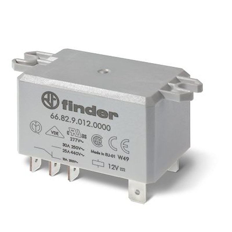 Finder Flange Relay, 12V dc Coil, 30A Switching Current, 2 CO