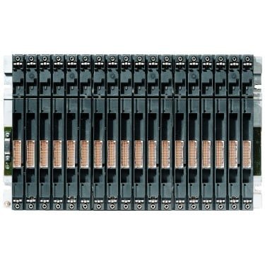 SIMATIC S7-400, extension rack ER1 with 18 slots, only for signal modules 2 redundant PS can be plugged in