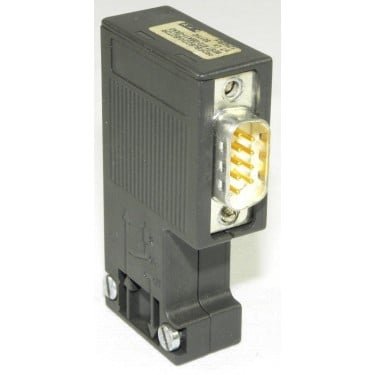 SIMATIC DP, BUS CONNECTOR FOR PROFIBUS UP TO 12 MBIT/S 90 DEGREE ANGLE OUTGOING CABLE, (W X H X D): 15,8 X 54 X 34 MM TERMINAT. RESIST. WITH ISOLAT. FUNCTION, WITHOUT PG SOCKET