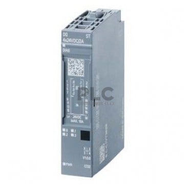 SIPLUS ET 200SP DQ 4x24VDC/2A Standard based on 6ES7132-6BD20-0BA0 with conformal coating, -40…+70 °C, digital output module, suitable for BU type A0, color code CC02, channel diagnostics,