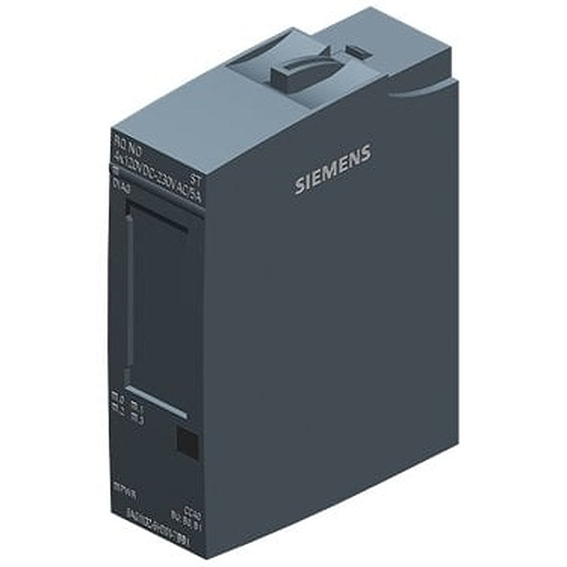 SIPLUS ET 200SP RQ 4x 120V DC..230VAC/5A ST based on 6ES7132-6HD01-0BB1 with conformal coating, -40…+70 °C, relay module normally open, suitable for BU type B0 or B1, module diagnostics