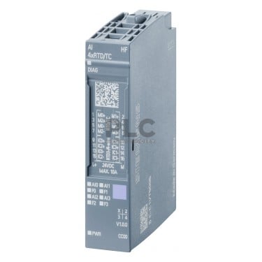 SIPLUS ET 200SP AI 4xRTD/TC high feature based on 6ES7134-6JD00-0CA1 with conformal coating, -40…+60 °C, analog input module, suitable for BU type A0, A1, color code CC00, channel diagnostics, 16-bit, +/-0.1%, 2/3/4-wire