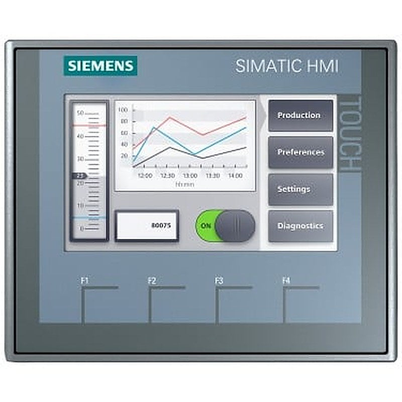 SIMATIC HMI, KTP400 Basic, Basic Panel, Key/touch operation, 4" TFT display, 65536 colors, PROFINET interface, configurable from WinCC Basic V13/ STEP 7 Basic V13, contains open-source software, which is provided free of charge see enclosed CD