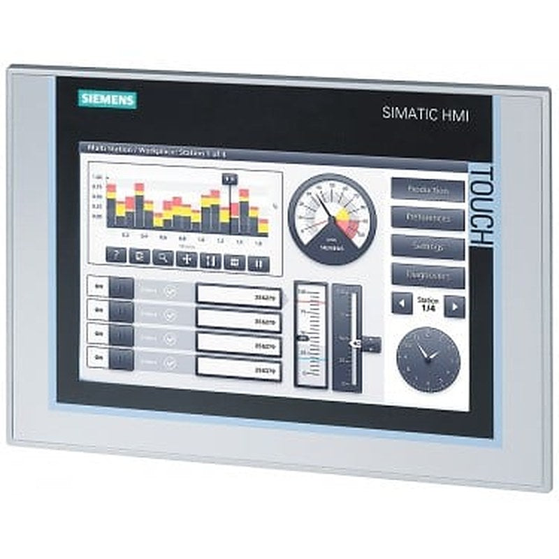 SIMATIC HMI TP900 Comfort, Comfort Panel, touch operation, 9" widescreen TFT display, 16 million colors, PROFINET interface, MPI/PROFIBUS DP interface, 12 MB configuration memory, Windows CE 6.0, configurable from WinCC Comfort V11