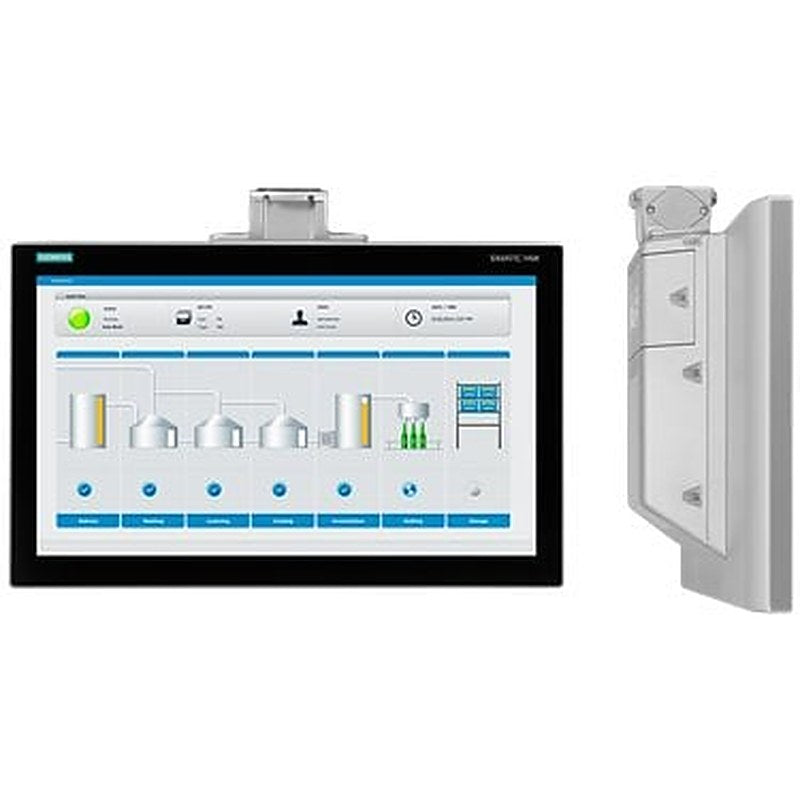SIMATIC HMI TP1500 Comfort Pro, for support arm (not expandable, flange on top), Comfort Panel, touch operation, 15" widescreen TFT display, 16 million colors, PROFINET interface, MPI/PROFIBUS DP interface, 24 MB configuration memory, WEC 2013, configurable from WinCC Comfort V14 SP1 with HSP