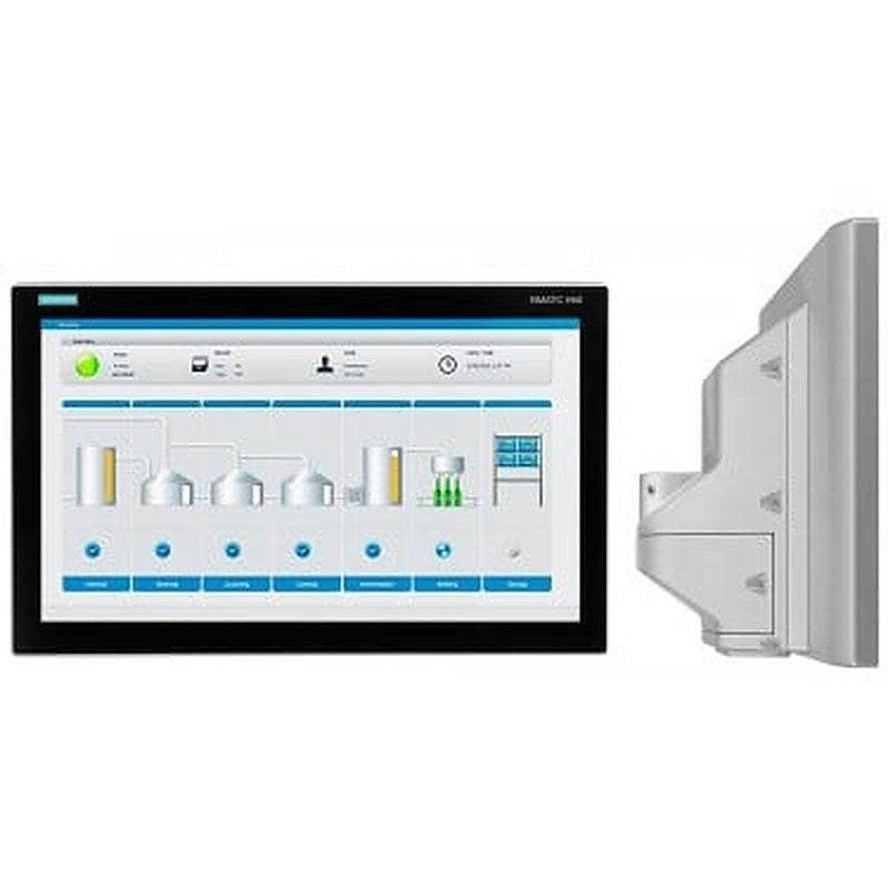 SIMATIC HMI TP2200 Comfort Pro, for support arm (expandable, round pipe) and Extension Unit, Comfort Panel, touch operation, 22" widescreen TFT display 16 million colors, PROFINET interface, MPI/PROFIBUS DP interface, 24 MB configuration memory, WEC 2013, configurable from WinCC Comfort V14 SP1 with HSP