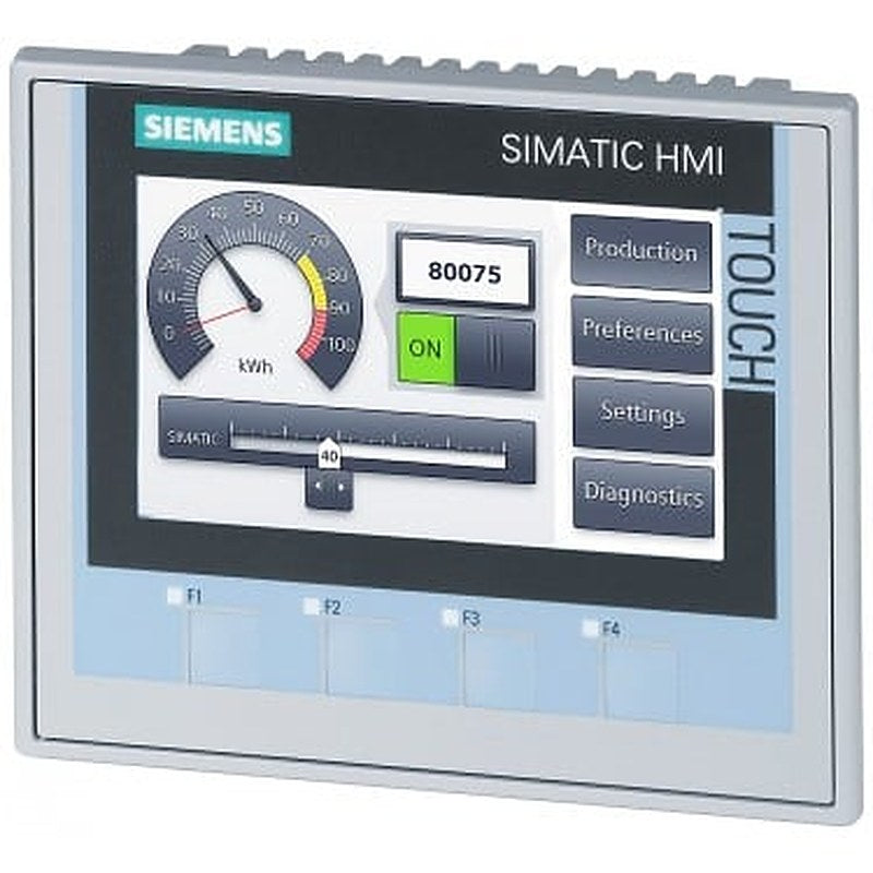SIMATIC HMI KTP400 Comfort, Comfort Panel, key/touch operation, 4" widescreen TFT display, 16 million colors, PROFINET interface, MPI/PROFIBUS DP interface, 4 MB configuration memory, Windows CE 6.0, configurable from WinCC Comfort V11