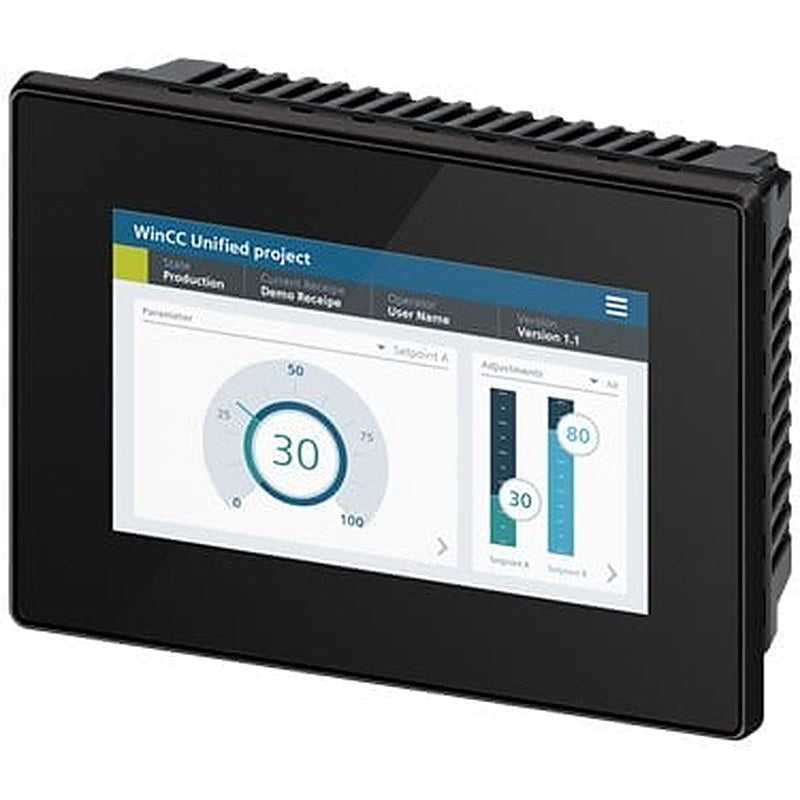 SIMATIC HMI MTP700, Unified Comfort Panel, neutral, touch operation, 7" widescreen TFT display, 16 million colors, PROFINET interface, configurable from WinCC Unified Comfort V16, contains open-source software, which is provided free of charge See enclosed Blu-Ray