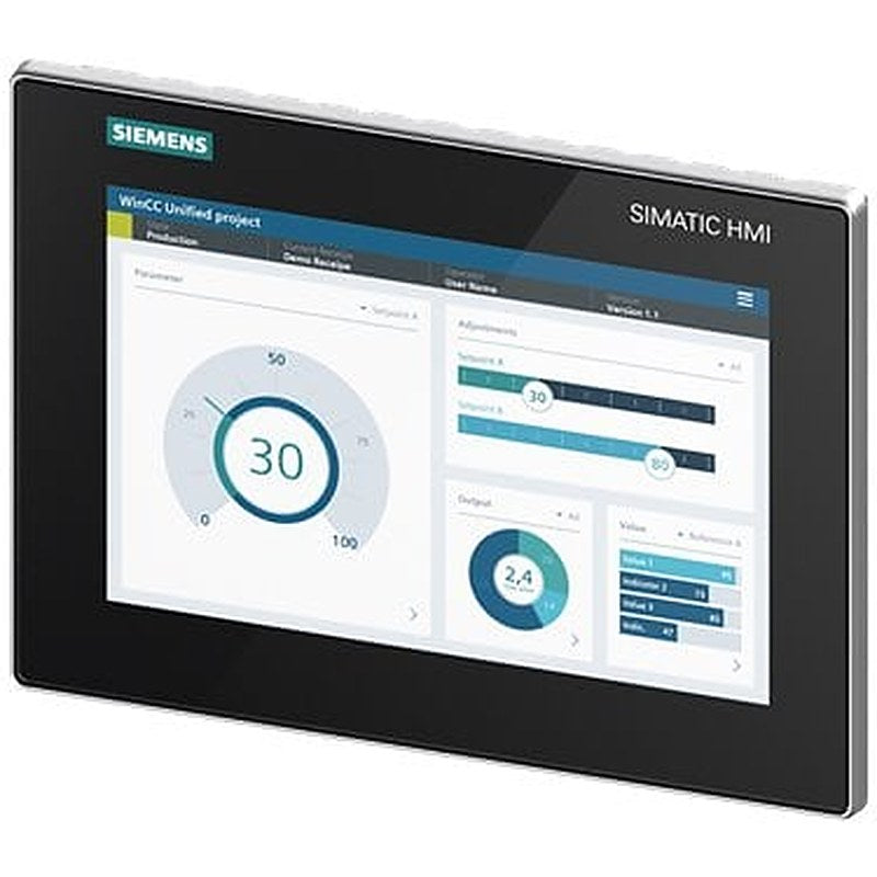 SIMATIC HMI MTP1000, Unified Comfort Panel, touch operation, 10.1" widescreen TFT display, 16 million colors, PROFINET interface, configurable from WinCC Unified Comfort V16, contains open-source software, which is provided free of charge See enclosed Blu-Ray