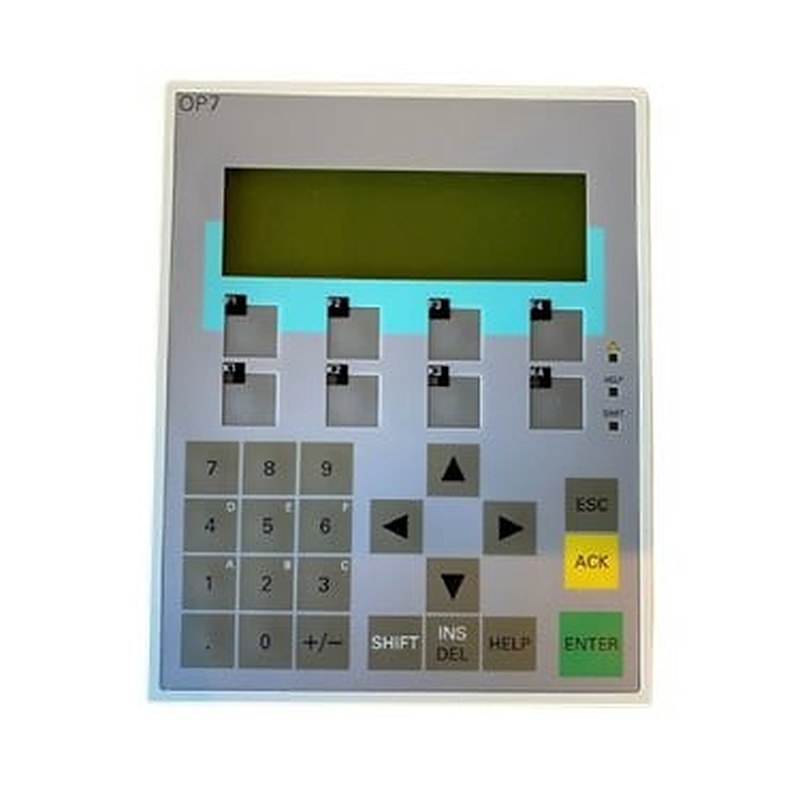operator panel OP7/PP LC display, LED backlit 4-tier, 20 characters/line, SIMATIC S5, 505, native drivers with UL/CSA approval