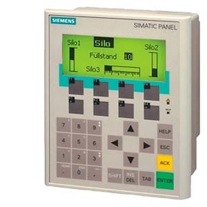 SIMATIC Operator Panel OP 77B LC display backlit, 4.5 display graphics-capable, MPI/PROFIBUS DP interface up to 12 MB, printer/USB interface, slot for MMC, configurable with WinCC flexible 2004 Compact