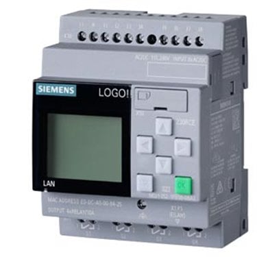 LOGO! 230RCE, logic module, display PS/I/O: 115V/230V/relay, 8 DI/4 DO for LOGO! 8.4