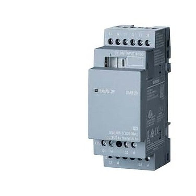 LOGO! DM8 24 expansion module, PS/I/O: 24V/24V/trans., 4 DI/4 DO for LOGO! 8